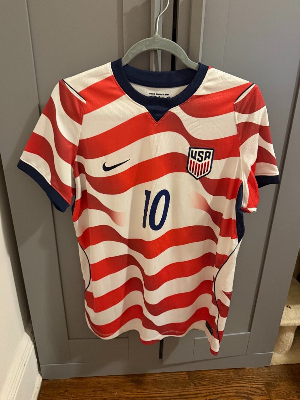 Nike USA Soccer Christian Pulisic #10 World Cup Jersey Men's L